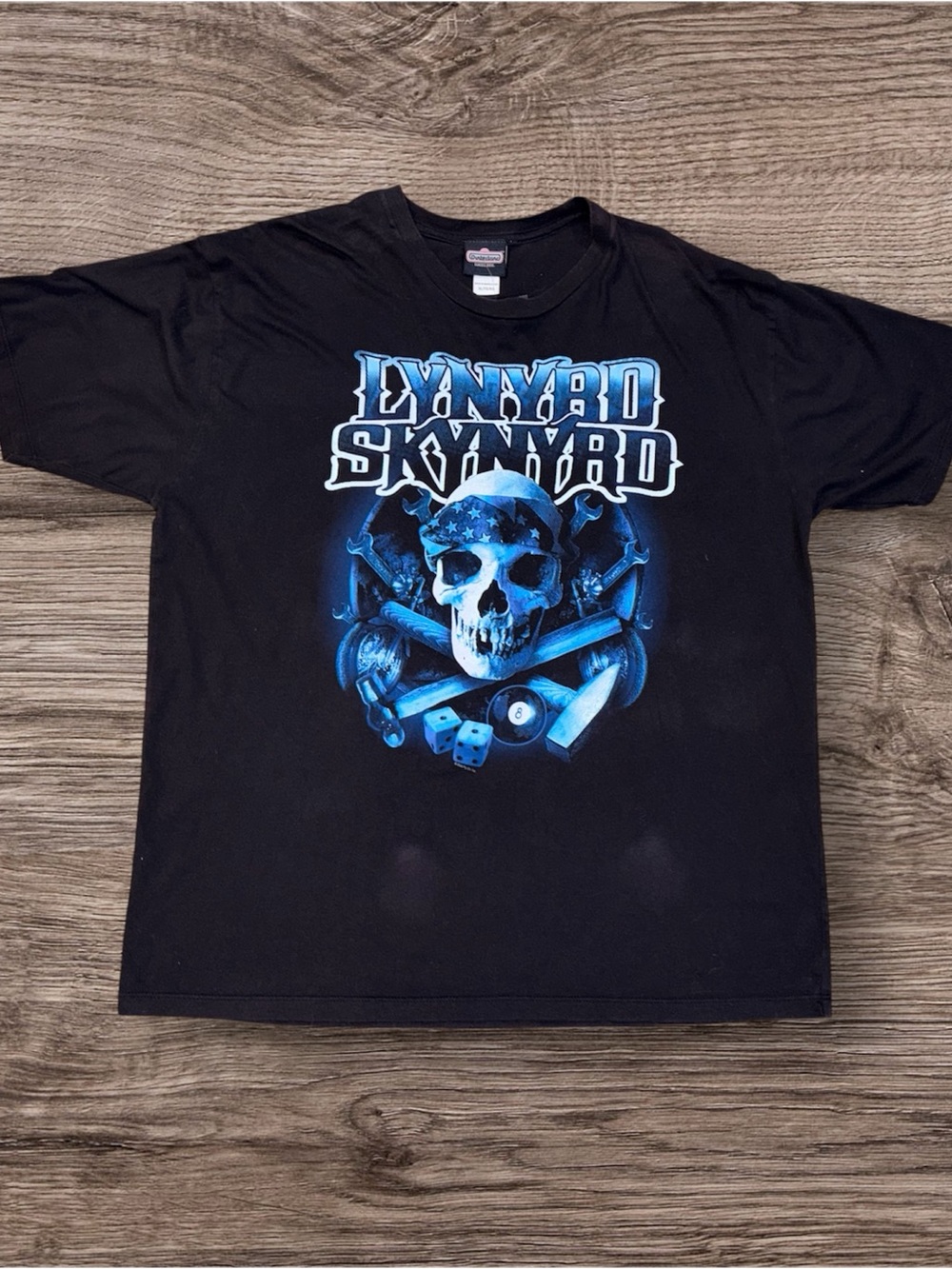 WONDERLAND Black Lynyrd Skynyrd Graphic Tee